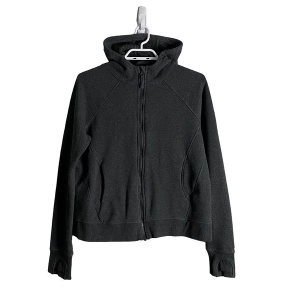 Lole Women's Dark Gray Full Zip Athletic Sweatshirt Hoodie